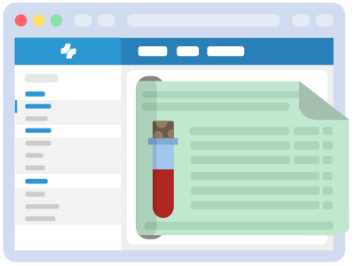 Solicitação de exames