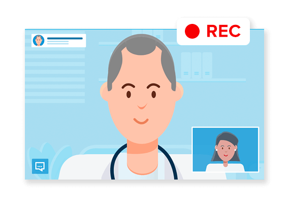 Grave suas teleconsultas